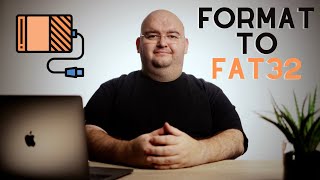 How To FORMAT EXTERNAL DRIVE TO FAT32 [upl. by Rozamond]