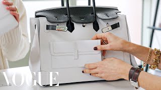 How Hermès Bags Are Made  Vogue [upl. by Ahsertal]