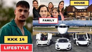 Asim Riaz Lifestyle 2024  KKK 14 Income House Cars Family Songs Biographamp Networth [upl. by Kantor]