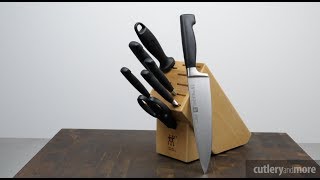 Zwilling JA Henckels Four Star Knife Block Set [upl. by Eynobe]