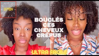 COMMENT BOUCLER SES CHEVEUX CRÉPUS ULTRA FACILE AFRO TO CURL TYPE 4B 4C MARIE KOKOO [upl. by Etnovert593]