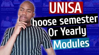 How to choose Modules at UNISA [upl. by Jarvis]