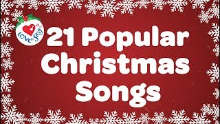 Top 21 Popular Christmas Songs and Carols Playlist 🎅🎄 [upl. by Pascale]