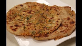 Mooli Paratha  Sanjeev Kapoor Khazana [upl. by Ahsitnauq]