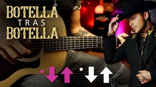 Botella Tras Botella  Christian Nodal Gera MX TUTORIAL Guitarra ACORDES  COMPLETO Christianvib [upl. by Denna]