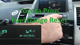 How To Calibrate Your Prius Fuel Gauge [upl. by Artimas]