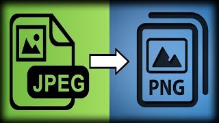 How to Convert JPG to PNG [upl. by Enneles818]