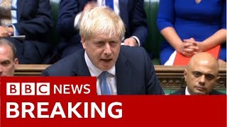 Boris Johnson makes first Commons statement as PM  BBC News [upl. by Norri195]