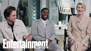 John David Washington Robert Pattinson amp Elizabeth Debicki Dish On Tenet  Entertainment Weekly [upl. by Fortuna]