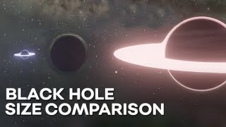 Black Hole Size Comparison [upl. by Pelagia905]