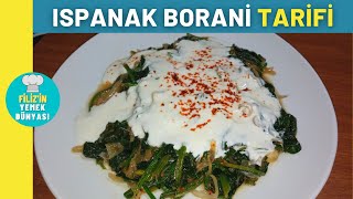 Ispanak Borani Tarifi✅ Yoğurtlu Ispanak MezesiMeze TarifleriYemek Tarifleri [upl. by Girhiny]