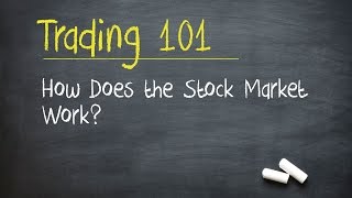 Trading 101 How Does the Stock Market Work [upl. by Novek]