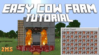 Automatic Cow Farm  Minecraft 119 [upl. by Mariquilla924]