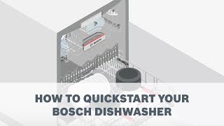 How to quickstart your Bosch Dishwasher [upl. by Jeri]