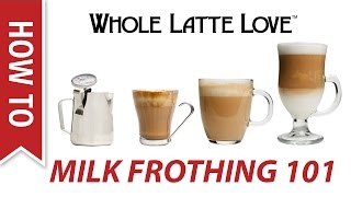 Milk Frothing for Beginners [upl. by Hcra134]