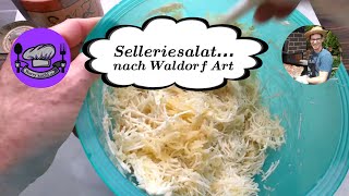 Selleriesalat fast Waldorfsalat [upl. by Valerian]