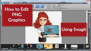 How to Edit PNG Graphics with Snagit [upl. by Agle21]