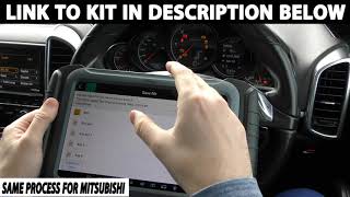 Easy Mitsubishi Mileage Adjustment Change KM  4 Minute Job amp How To Guide [upl. by Aliek92]