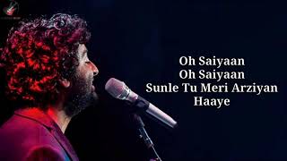 Oh Saaiyaan Lyrics  The Power Vidyut J Shruti H Arijit Singh Raj Pandit SalimSulaiman Kumaar [upl. by Jangro]