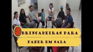 5 brincadeiras para fazer em sala [upl. by Ahsirk]