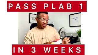 HOW TO PASS PLAB 1 EXAM IN 3 WEEKS  Indepth Explanation [upl. by Enigroeg911]