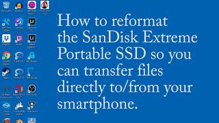 How to Reformat SanDisk Extreme Portable SSD to exFAT [upl. by Gerrard]