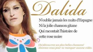 Dalida  Nuits dEspagne  Paroles Lyrics [upl. by Annoda424]