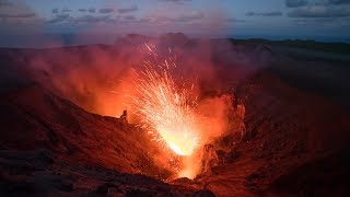 Mount Yasur Vanuatu volcano Tanna island EXPLODING VOLCANO [upl. by Necaj]