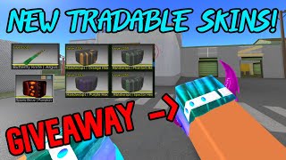 COUNTER BLOX UPDATE GIVEAWAY  NEW SKINS TRADABLE [upl. by Hindorff]