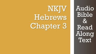 Hebrews 3  NKJV  Audio Bible amp Text [upl. by Oranneg]