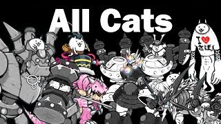 Battle Cats Cat Guide  All Cats [upl. by Oab833]