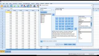 Cara mencari Mean di SPSS 5likert scale Survey [upl. by Siroved683]