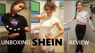 SHEIN KIDS TRY ON HAUL amp REVIEW  FASHION CLOTHING FOR GIRLS  WHY IS SHEIN SO CHEAP [upl. by Gertrud]