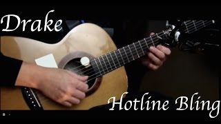 Kelly Valleau  Hotline Bling Drake  Fingerstyle Guitar [upl. by Gardol]