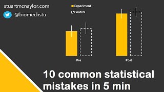 Ten Statistical Mistakes in 5 Min [upl. by Inafetse]