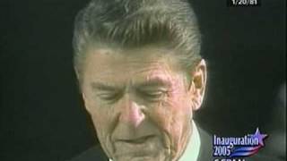 CSPAN President Reagan 1981 Inaugural Address [upl. by Liddie]