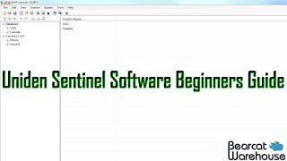 Uniden Sentinel Software Beginners Guide [upl. by Oriole613]