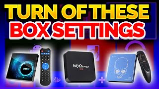 Turn off these android box settings NOW  EASY Improve Android box performance settings 📺 [upl. by Ydnac]