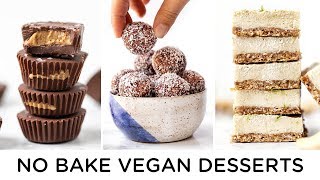 HEALTHY VEGAN NO BAKE DESSERTS ‣‣ easy to make [upl. by Trixie926]