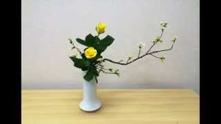 Ikebana arrangements by my students in Japan Ohara School of Ikebana [upl. by Llednew644]