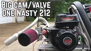 20HP Big Valve Predator 212 Runs [upl. by Antin]