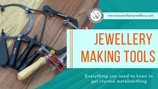 Jewelry Making Tools You ABSOLUTELY NEED To Start Metalsmithing  Metalsmith Academy [upl. by Aleehs]