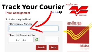 How to track speed post India Post  Track India post Consignment online [upl. by Anamuj339]