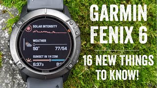 Garmin Fenix 6 Review 16 New Things To Know BaseProSolar [upl. by Yentuoc839]