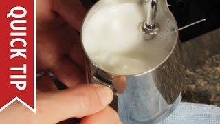 How to AutoFroth Milk for Lattes [upl. by Margy]