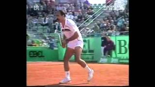 Mansour Bahrami vs Boris Becker  quotSABMquot double tweener funny points [upl. by Ellevehc]