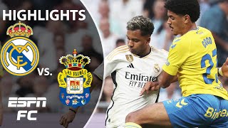 Real Madrid vs Las Palmas  LALIGA Highlights  ESPN FC [upl. by Zipah]