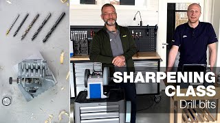 Drill bit sharpening  Part 6  Tormek Live Sharpening Class [upl. by Tneciv462]