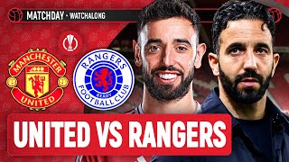 Man United 21 Rangers LIVE STREAM WatchAlong  Europa League [upl. by Anig]