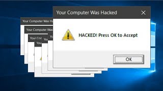 Fake Prank Virus  Made with NotePad Windows 10 [upl. by Frymire540]